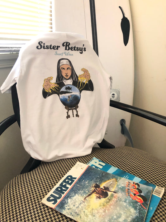 Sister Betsy Logo Shirt - WHITE