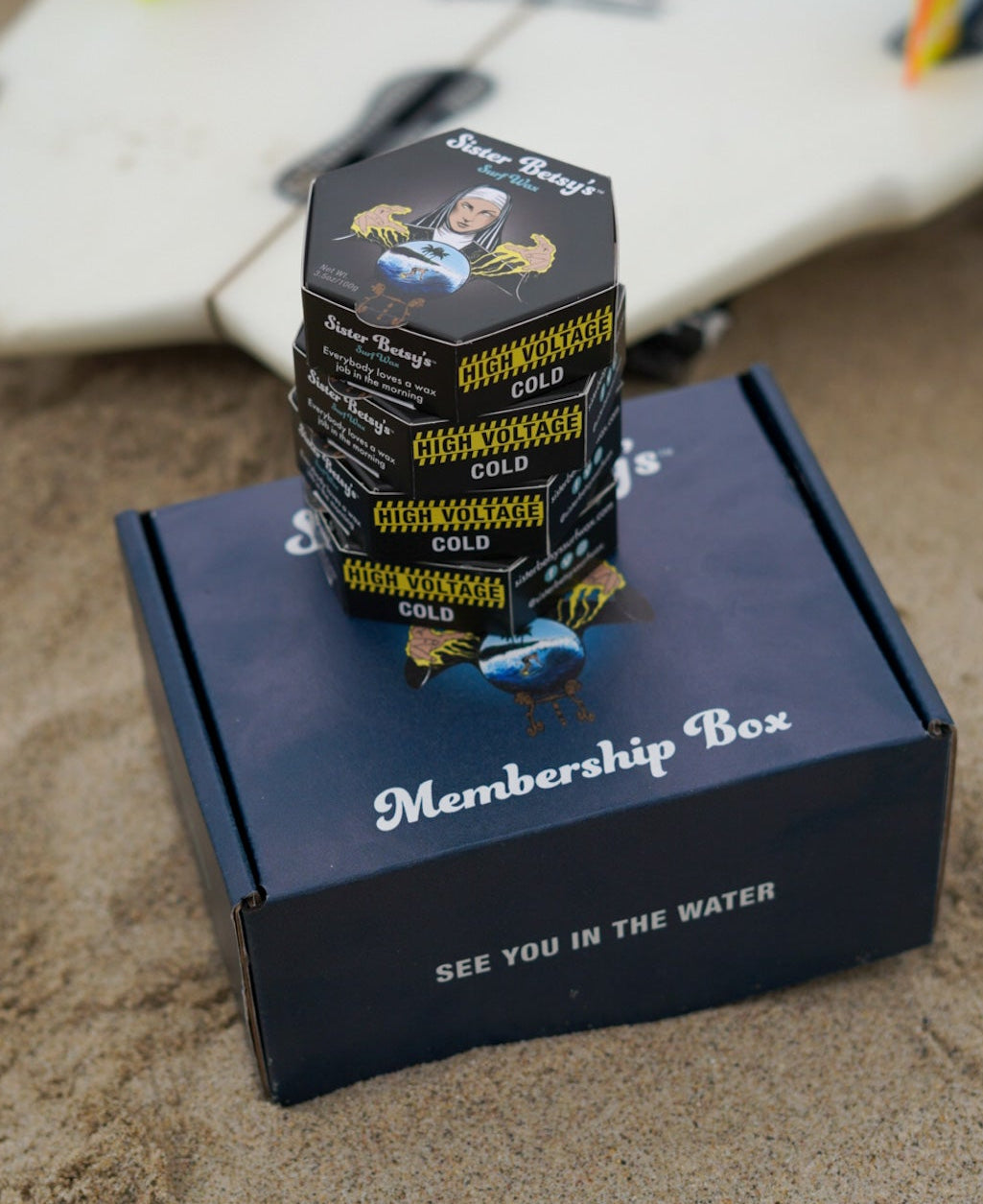 Surf Wax subscription box – Sister Betsy's Surf Wax